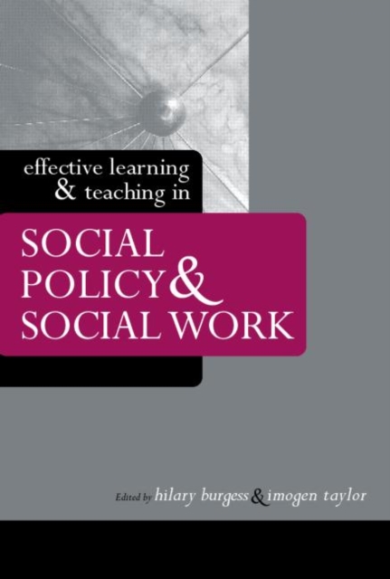 Effective Learning and Teaching in Social Policy and Social Work, Paperback / softback Book