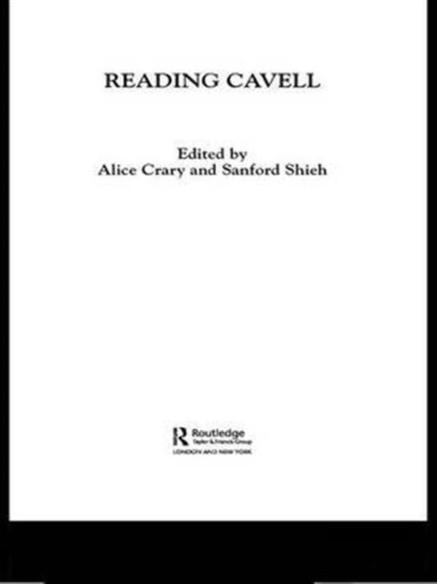 Reading Cavell, Hardback Book