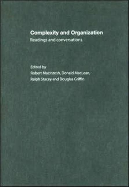 Complexity and Organization : Readings and Conversations, Hardback Book