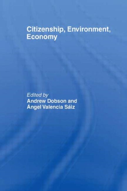 Citizenship, Environment, Economy, Hardback Book