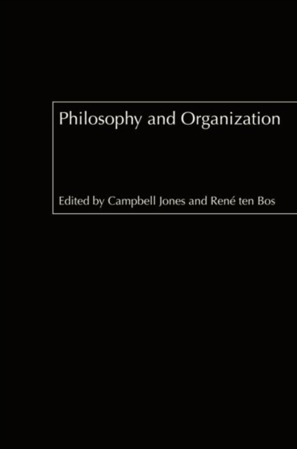 Philosophy and Organization, Paperback / softback Book