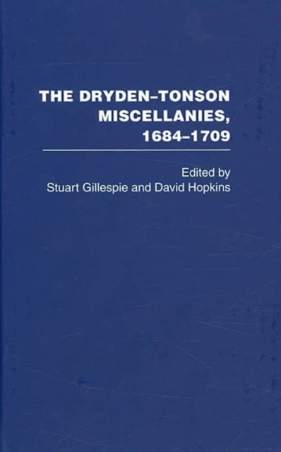 The Dryden-Tonson Miscellanies 6 vols, Multiple-component retail product Book