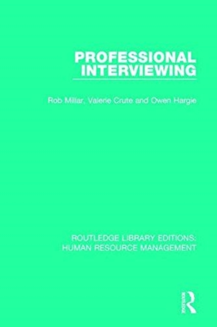 Professional Interviewing, Paperback / softback Book