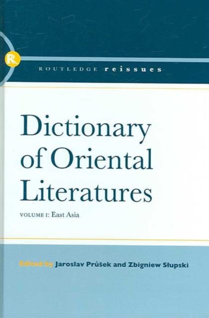 Dictionary of Oriental Literatures, Mixed media product Book