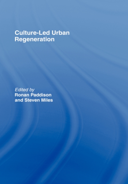 Culture-Led Urban Regeneration, Hardback Book