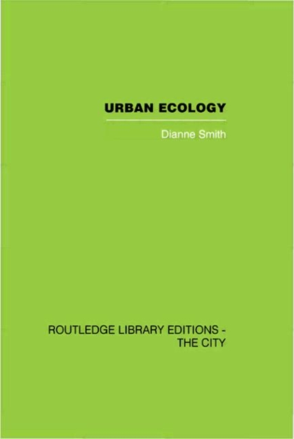 Urban Ecology, Hardback Book
