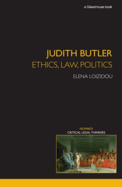 Judith Butler: Ethics, Law, Politics, Paperback / softback Book