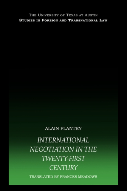 International Negotiation in the Twenty-First Century, Paperback / softback Book