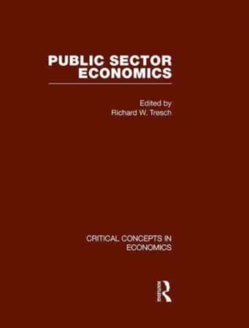 Public Sector Economics, Mixed media product Book