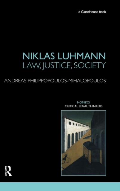 Niklas Luhmann: Law, Justice, Society, Hardback Book