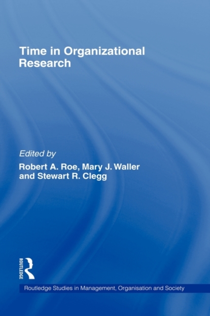 Time in Organizational Research, Hardback Book