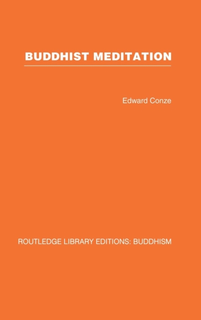 Buddhist Meditation, Hardback Book