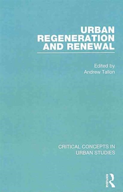 Urban Regeneration and Renewal, Mixed media product Book
