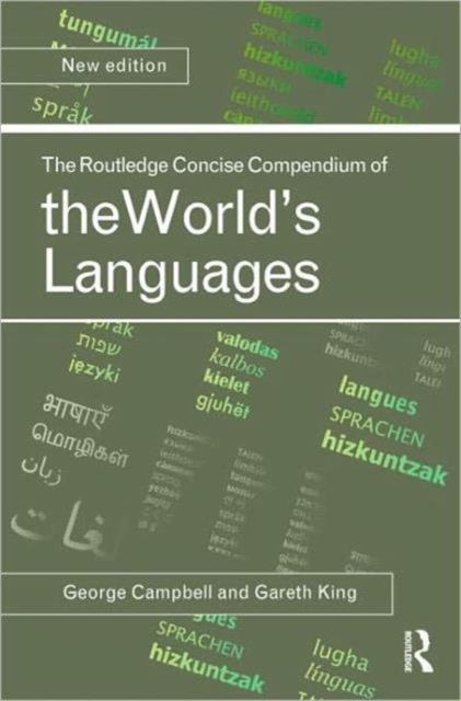 The Routledge Concise Compendium of the World's Languages, Hardback Book