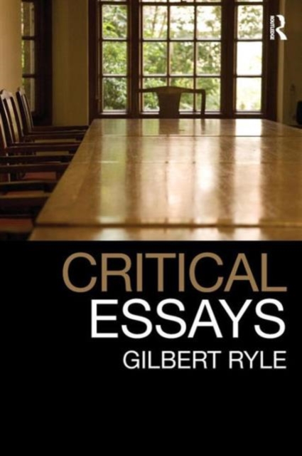 Critical Essays : Collected Papers Volume 1, Paperback / softback Book