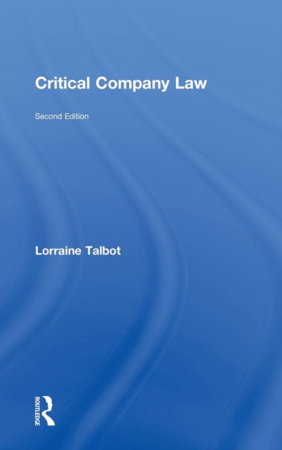 Critical Company Law, Hardback Book