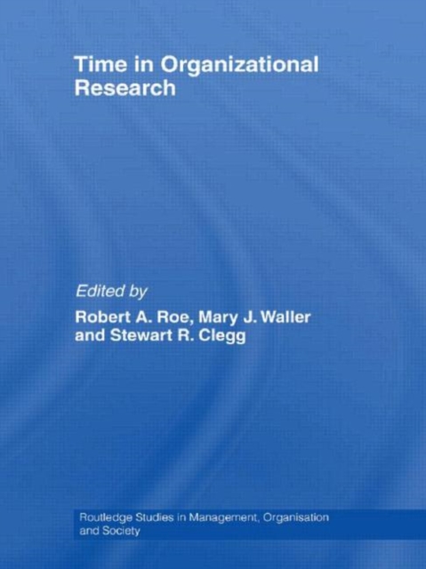 Time in Organizational Research, Paperback / softback Book