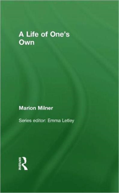 A Life of One's Own, Hardback Book