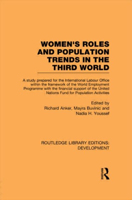 Womens' Roles and Population Trends in the Third World, Hardback Book