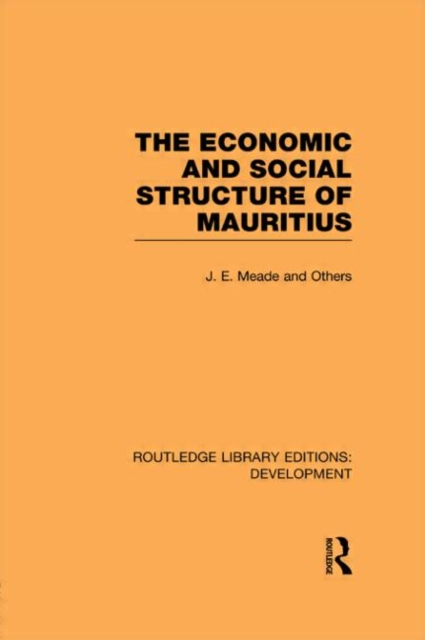 The Economic and Social Structure of Mauritius, Hardback Book