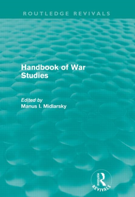 Handbook of War Studies, Paperback / softback Book