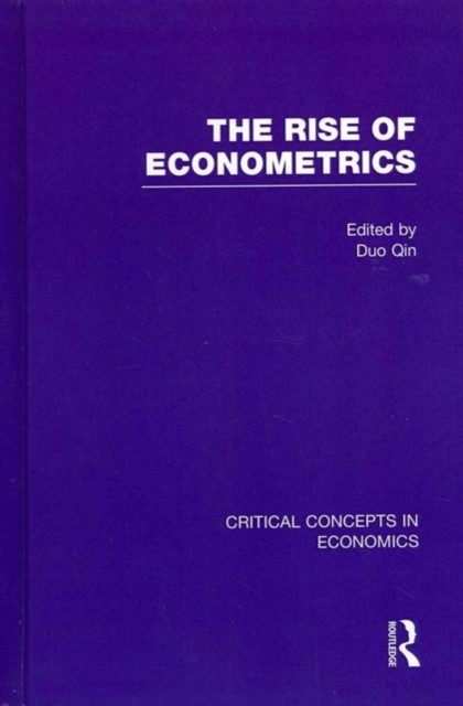 The Rise of Econometrics, Mixed media product Book