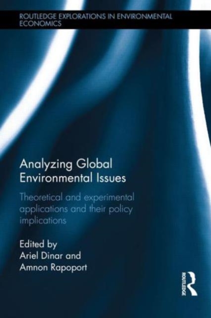 Analyzing Global Environmental Issues : Theoretical and Experimental Applications and their Policy Implications, Hardback Book