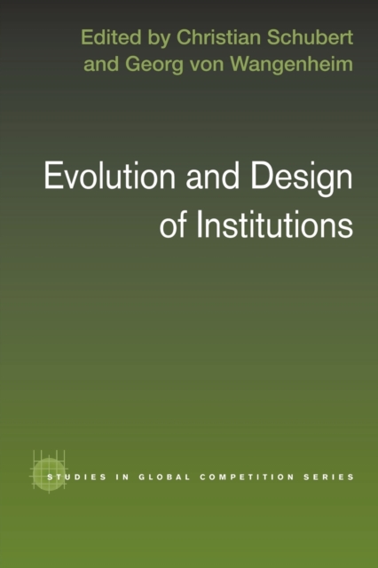 Evolution and Design of Institutions, Paperback / softback Book