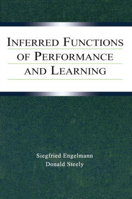 Inferred Functions of Performance and Learning, Paperback / softback Book