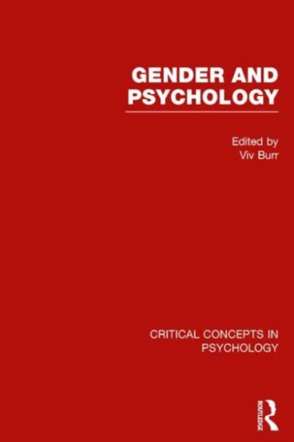 Gender and Psychology, Multiple-component retail product Book