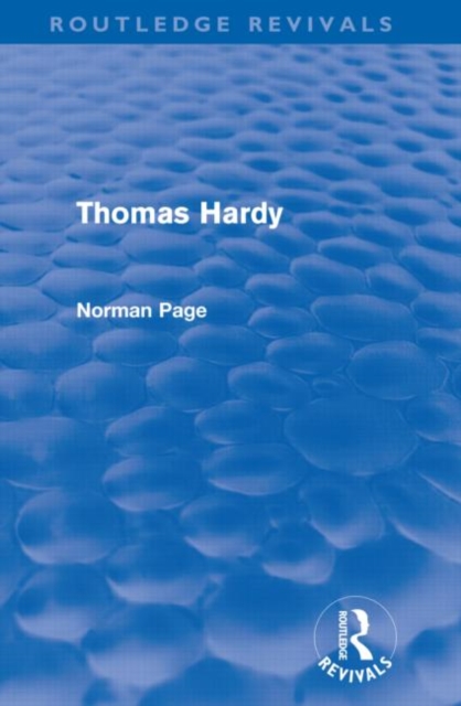 Thomas Hardy (Routledge Revivals), Hardback Book