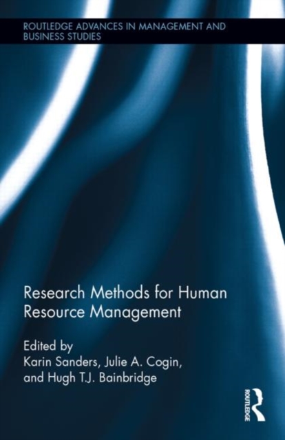 Research Methods for Human Resource Management, Hardback Book