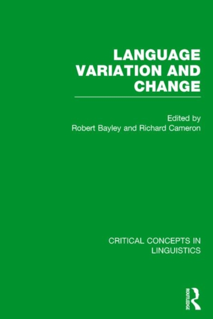 Language Variation and Change, Hardback Book