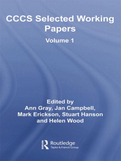 CCCS Selected Working Papers : Volume 1, Paperback / softback Book