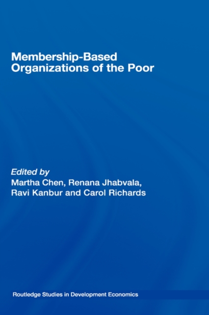Membership Based Organizations of the Poor, Hardback Book