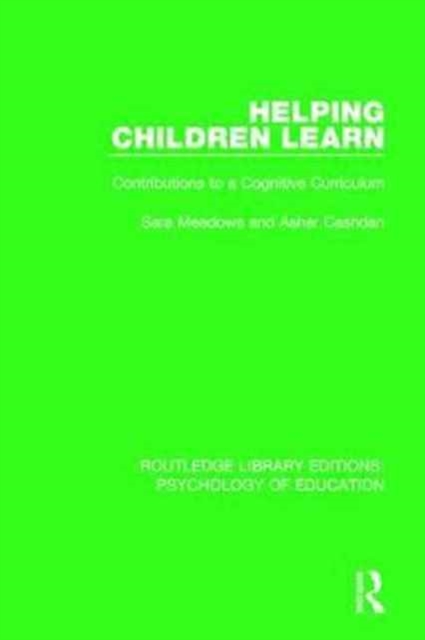 Helping Children Learn : Contributions to a Cognitive Curriculum, Hardback Book