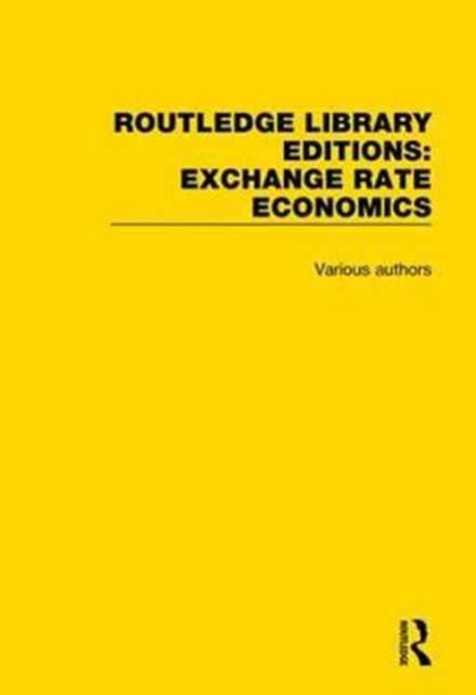 Routledge Library Editions: Exchange Rate Economics, Multiple-component retail product Book