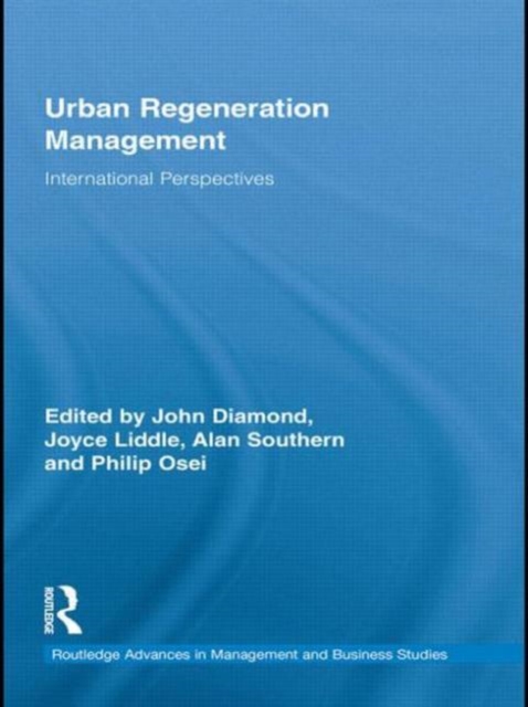 Urban Regeneration Management : International Perspectives, Paperback / softback Book