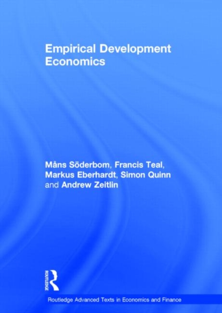 Empirical Development Economics, Hardback Book