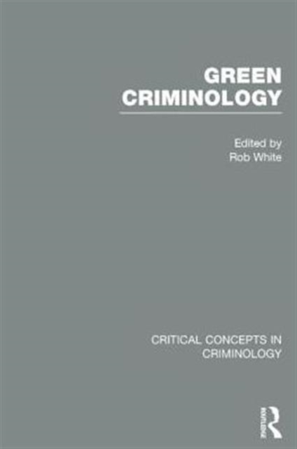 Green Criminology, Mixed media product Book