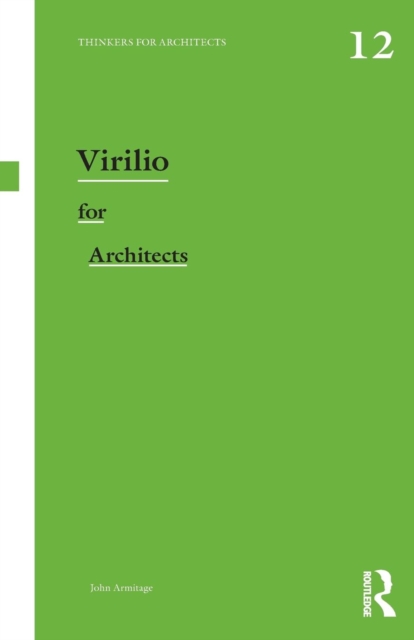 Virilio for Architects, Paperback / softback Book