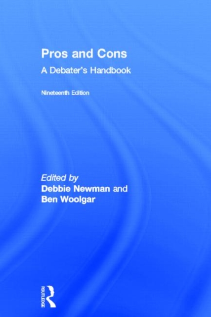 Pros and Cons : A Debaters Handbook, Hardback Book