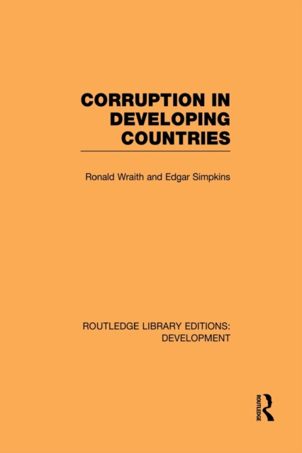 Corruption in Developing Countries, Paperback / softback Book