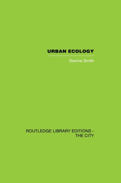 Urban Ecology, Paperback / softback Book