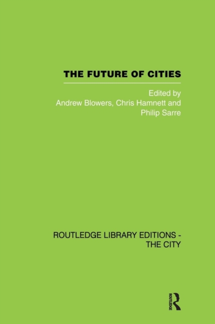 The Future of Cities, Paperback / softback Book