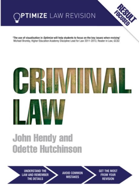 Optimize Criminal Law, Paperback / softback Book