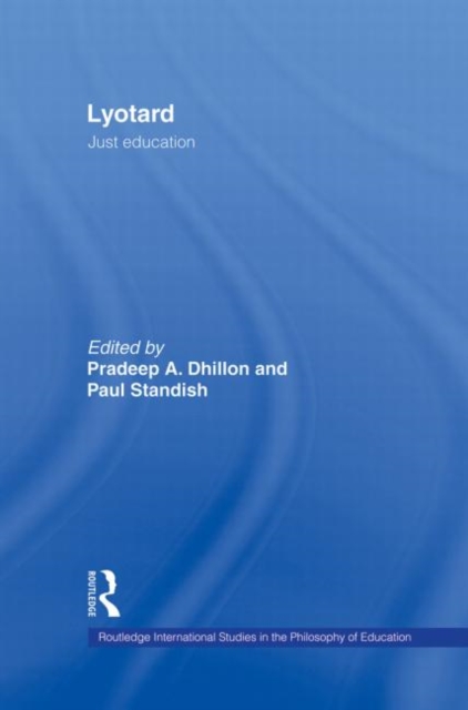 Lyotard : Just Education, Paperback / softback Book