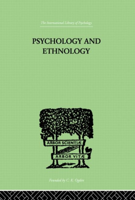 Psychology and Ethnology, Paperback / softback Book