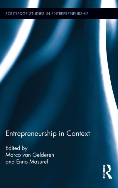 Entrepreneurship in Context, Hardback Book