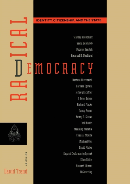 Radical Democracy : Identity, Citizenship and the State, Paperback / softback Book